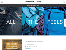 Tablet Screenshot of greenwoodmall.com